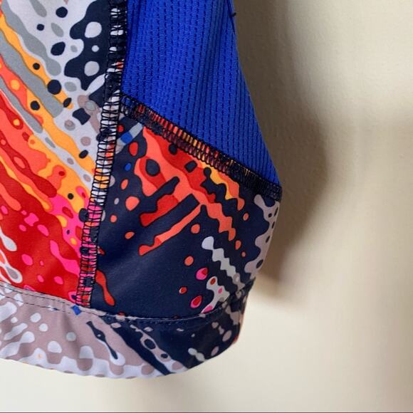 Athleta | Padded Colorful Sports Racerback Bra - Picture 2 of 5